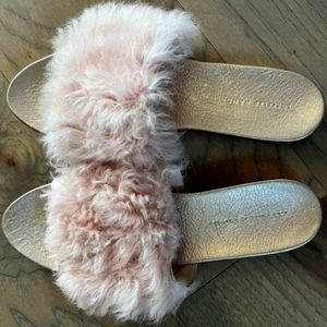 Loeffler Randall Posh Slides Size 9 Pink